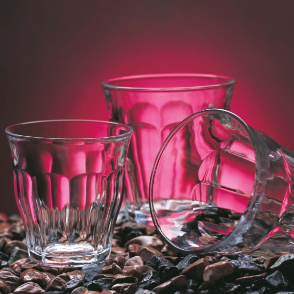 (12 pièces) Verres à boire Duralex tous usages - PICARDIE - 90 ml - Transparent