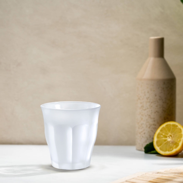 (12 pièces) Verre Duralex tout usage - PICARDIE - 250 ml - Blanc