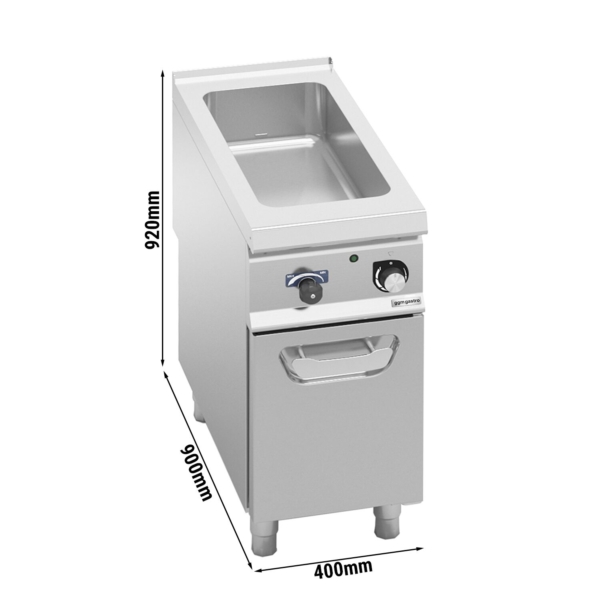 Bain-Marie électrique - 1x GN 1/1 et 1x GN 1/3