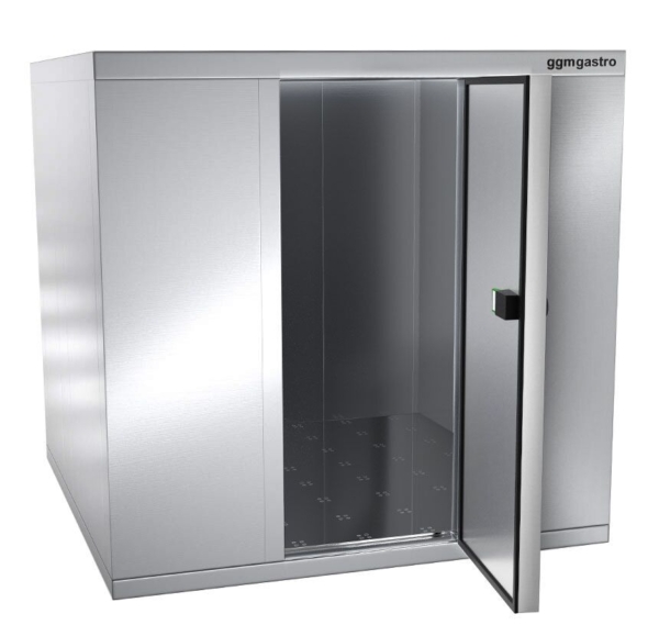 Chambre froide en acier inoxydable - 1200x2100mm - 3,7m³