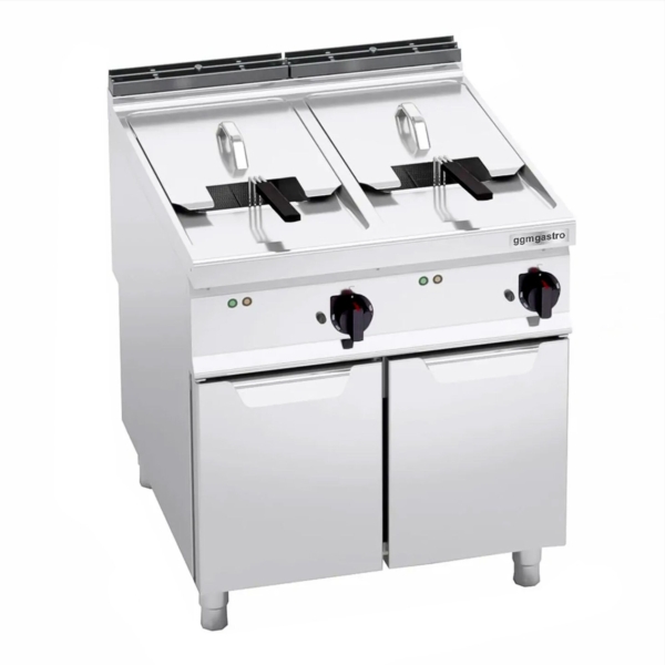 Friteuse électrique double - 22+22 litres - 44 kW