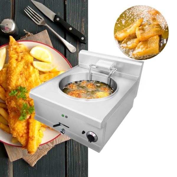 Friteuse électrique à poisson - 25 litres - 15 kW