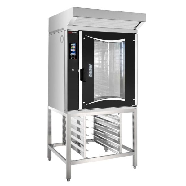 Four combiné de boulangerie - Touch - 10x EN 60x40 - Hotte & Support inclus