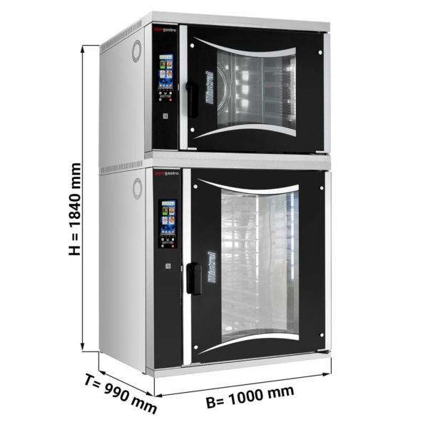 2x Four électrique à air chaud - Touch - 6x + 10x EN 60x40