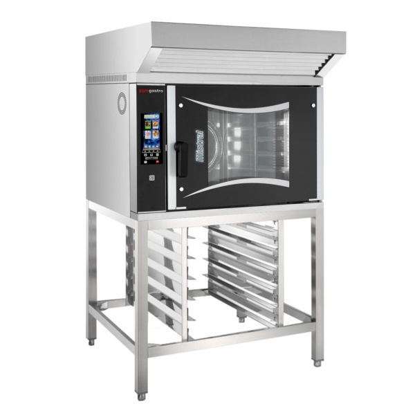 Four combiné de boulangerie - Tactile - 6x EN 60x40 - Hotte incluse