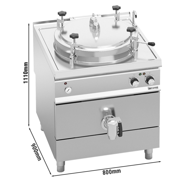 Bassin de cuisson électrique sous pression - 150 litres - 18 kW - chauffage indirect