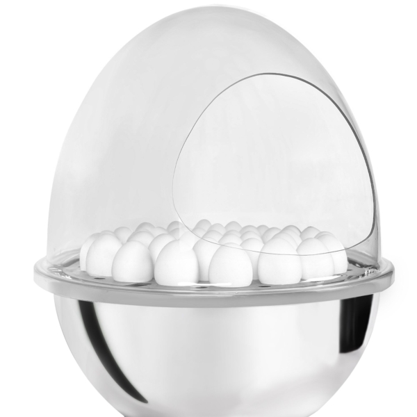 Chauffe-oeufs - Chrome - pour 37 oeufs