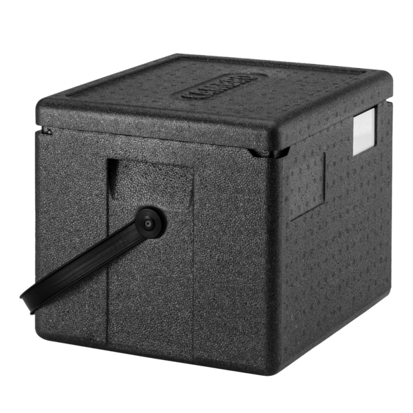 CAMBRO | CAM GOBOX® - Demi Toploader - GN 1/1 - avec sangle de transport en noir