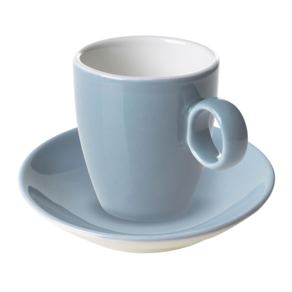 (6 pièces) BART COLOUR CAFE - Tasse à expresso - 65ml - Bleu clair