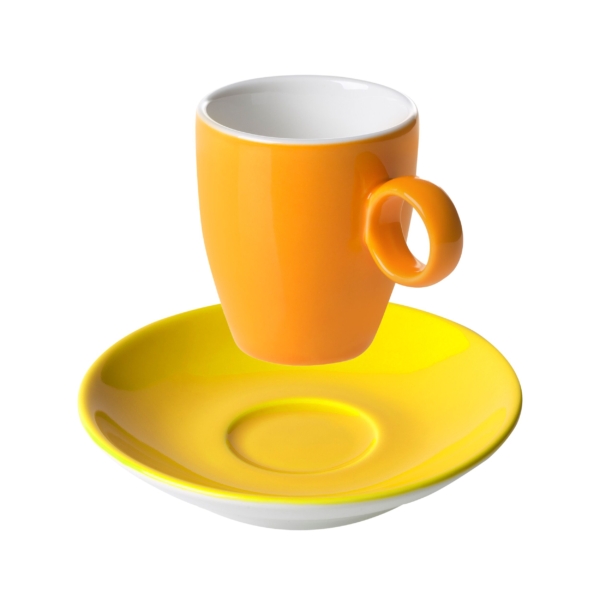 (6 pièces) BART COLOUR CAFE - Tasse à expresso - 65ml - Orange