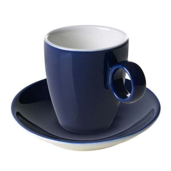 (6 pièces) BART COLOUR CAFE - Soucoupe pour espresso - Ø 110mm - Bleu