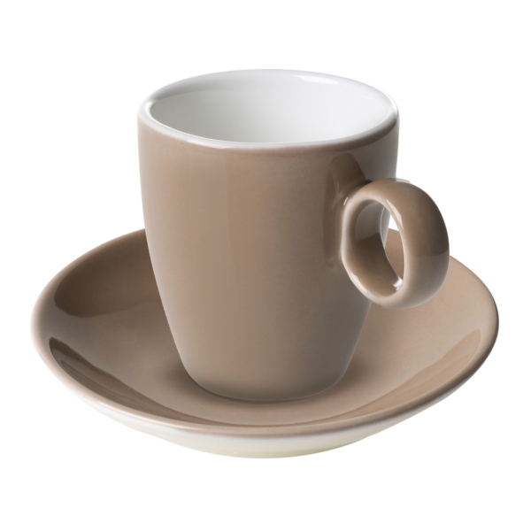 (6 pièces) BART COLOUR CAFE - Soucoupe pour espresso - Ø 110mm - Marron