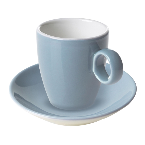 (6 pièces) BART COLOUR CAFE - Soucoupe pour espresso - Ø 110mm - Bleu clair