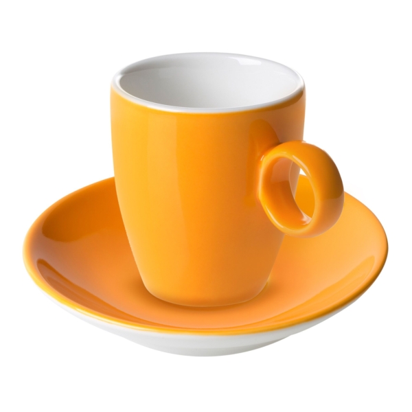 (6 pièces) BART COLOUR CAFE - Soucoupe pour espresso - Ø 110mm - Orange