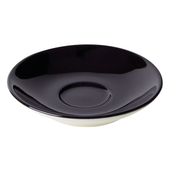 (6 pièces) BART COLOUR CAFE - Soucoupe pour espresso - Ø 110mm - Noir