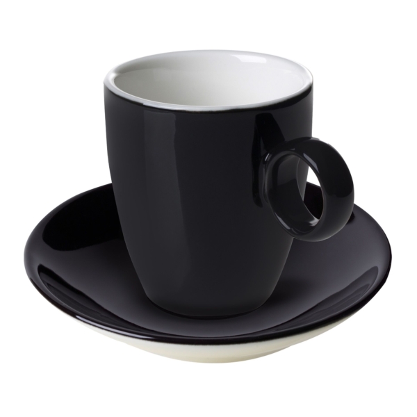 (6 pièces) BART COLOUR CAFE - Soucoupe pour espresso - Ø 110mm - Noir