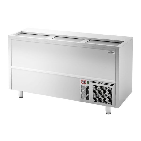 Réfrigérateur à bouteilles - inox - 445 litres