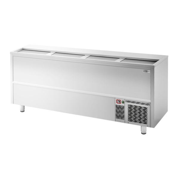 Réfrigérateur à bouteilles - inox - 620 litres