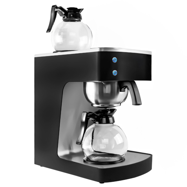 Machine à café filtre - 1,8 litre - 2 kW - avec 2 plaques chauffantes - incl. 2 carafes en verre