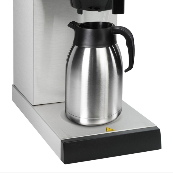 Machine à café filtre - 2 litres - 2 kW - avec plaque chauffante - incl. carafe isolante 2 litres