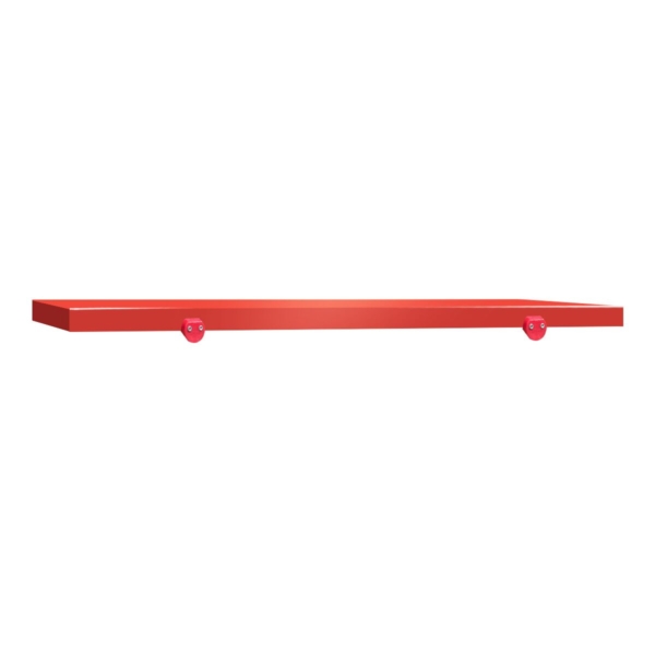 Plateau de coupe pour table de travail - 1800x800mm - Rouge