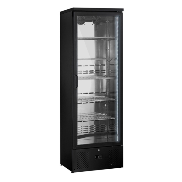 Réfrigérateur à boissons - 300 litres - Intérieur en inox - 1 porte vitrée