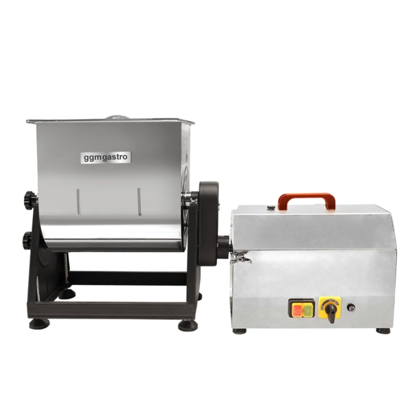 Mélangeur à viande électrique 22 - 28 litres - 25 kg - 1,2 kW - avec hachoir à viande - 450-480 kg/h