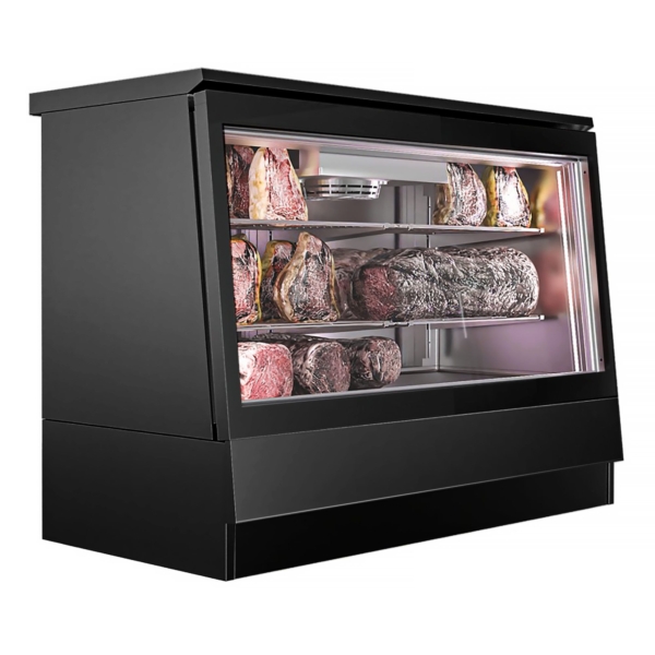 Dry Aging - Vitrine réfrigérée 1,4 m - Noir