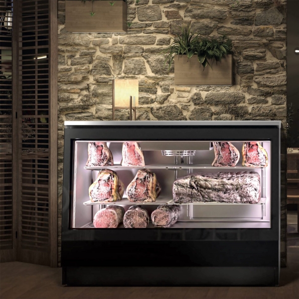 Dry Aging - Vitrine réfrigérée 1,4 m - Noir