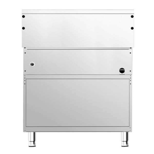 Cuisinière à gaz - 36 kW - 6 brûleurs haute performance - avec sous-meuble inclus