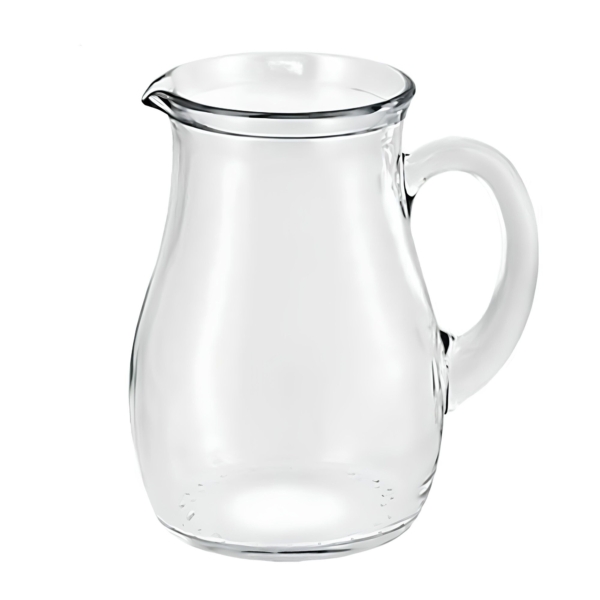 (6 pièces) Pichet/carafe en verre - VILLAGE - 250ml - avec anse