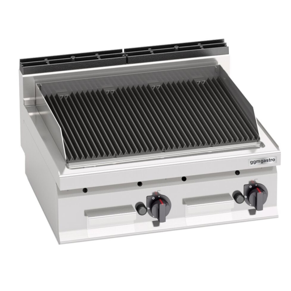 Grill à gaz en pierre de lave - 13,8 kW