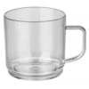 (50 pièces) Tasse à thé/café en polycarbonate, transparente - 200 ml