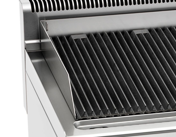 (4 pièces) Grilles de cuisson en fonte - 175 x 515 mm