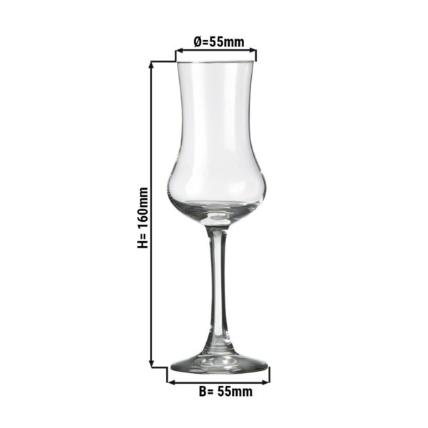 (12 pièces) Verre à grappa - SPECIALS - 90 ml