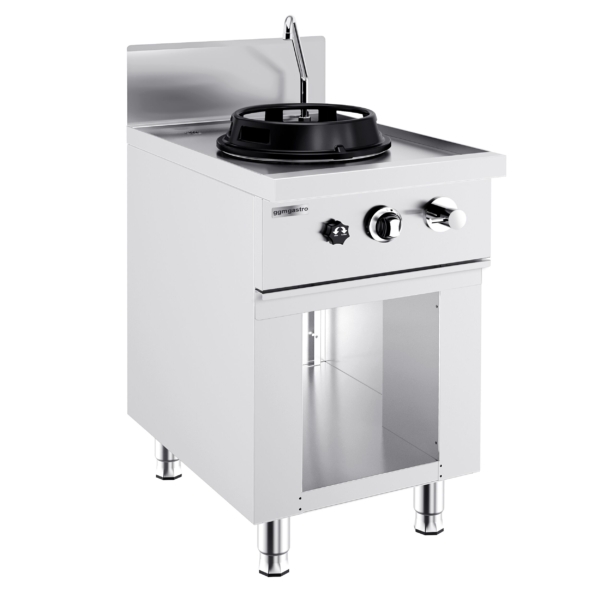 Cuisinière wok à gaz - 15 kW - 1 zone de cuisson - incl. 1 mini colonne d'eau