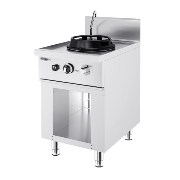 Cuisinière wok à gaz - 15 kW - 1 zone de cuisson - incl. 1 mini colonne d'eau