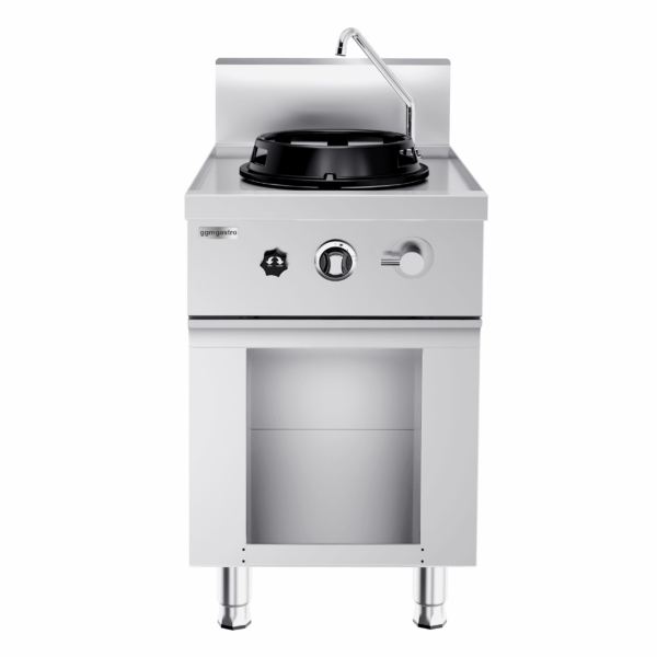 Cuisinière wok à gaz - 15 kW - 1 zone de cuisson - incl. 1 mini colonne d'eau