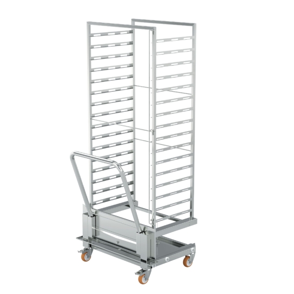 Chariot pour rack avec support de tôle - pour 16x EN 60x40 - pour BKDMV1646 & BKDTV1646