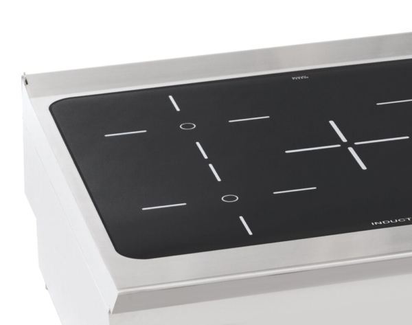 Cuisinière à induction - 14 kW - 4 plaques de cuisson