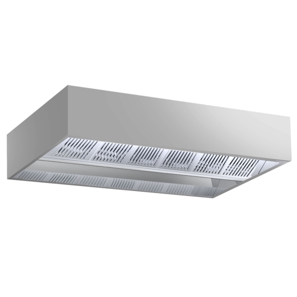 Hotte de plafond à induction - 3,0m - avec filtre & lampe LED