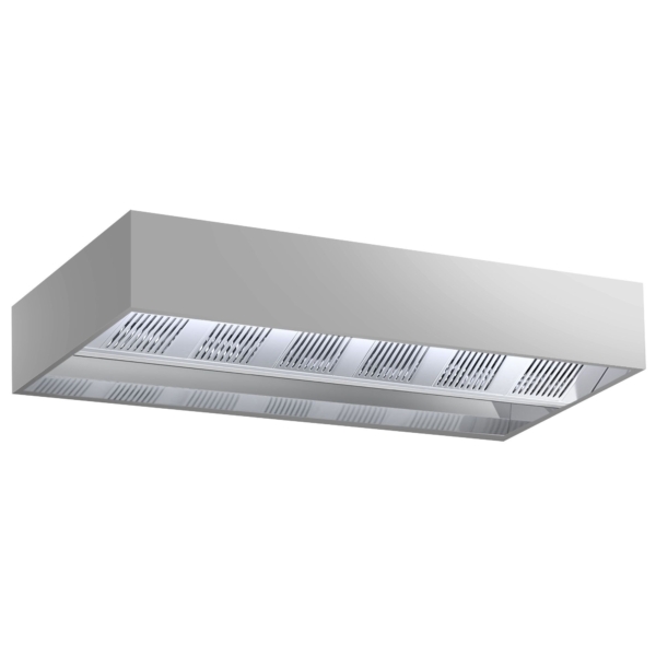 Hotte de plafond à induction - 3,6m - avec filtre & lampe LED