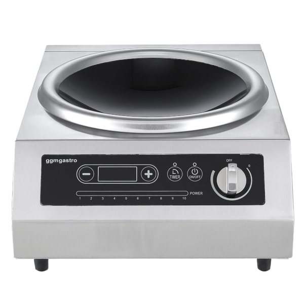 (4 pièces) Wok cuisinière à induction - 3,5 kW - WOK inclus