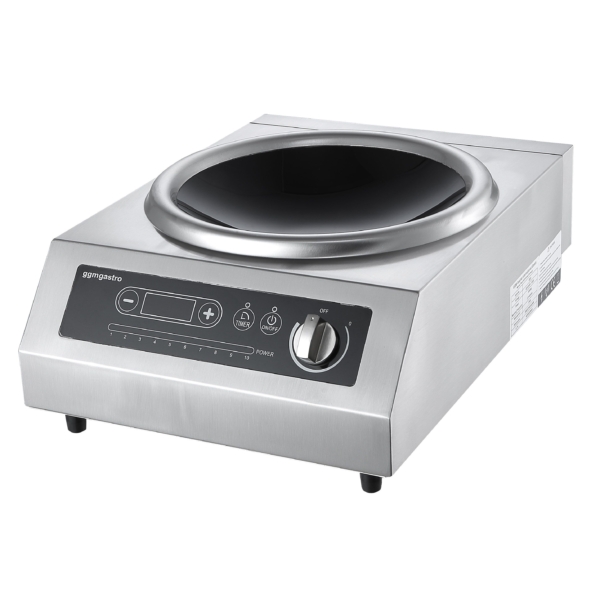 (4 pièces) Wok cuisinière à induction - 3,5 kW - WOK inclus