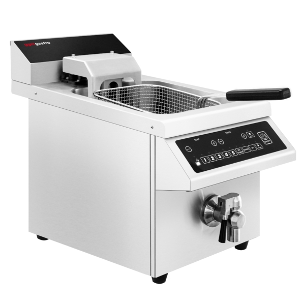 Friteuse à induction - 8 litres - 3,5 kW - avec élévation automatique du panier