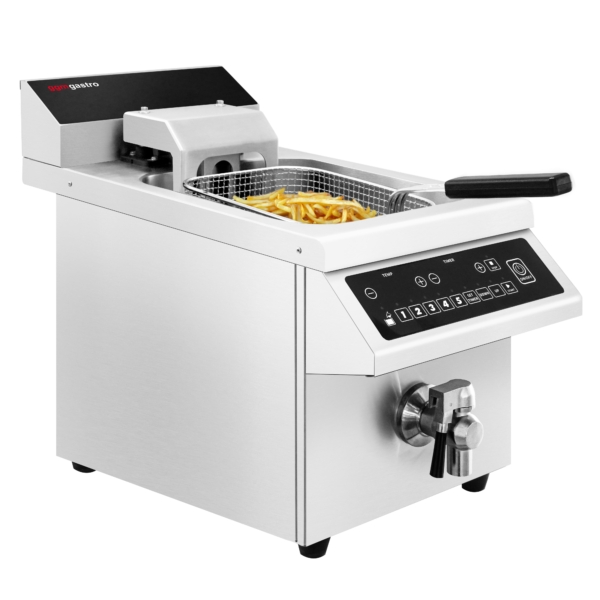 Friteuse à induction - 8 litres - 3,5 kW - avec élévation automatique du panier