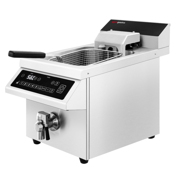 Friteuse à induction - 8 litres - 3,5 kW - avec élévation automatique du panier