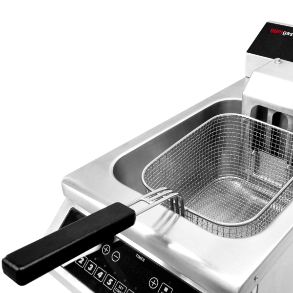 Friteuse à induction - 8 litres - 3,5 kW - avec élévation automatique du panier