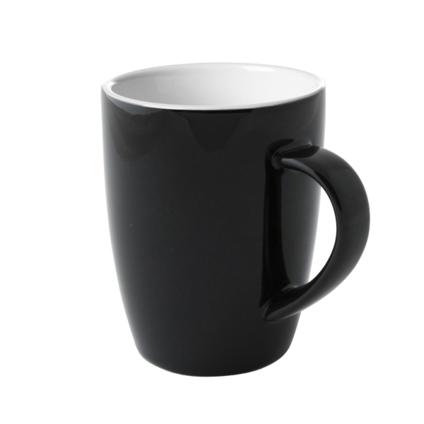 (6 pièces) COLORS - Tasse à café - 180ml - Noir