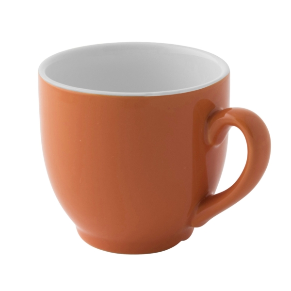 (6 pièces) COULEURS - Tasse à café - 140ml - Orange